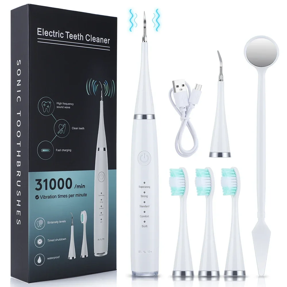 Electric Toothbrush Sonic - Ultrasonic scaler for teeth cleaning tartar