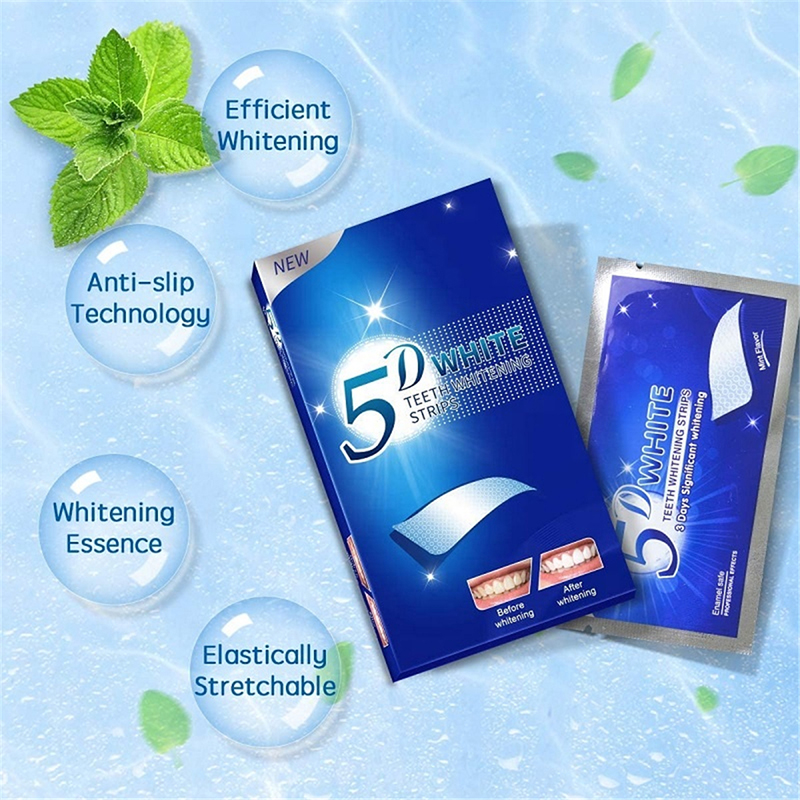 Teeth Whitening Gel Refills - 5D Teeth Whitening Strips Dental Bleaching