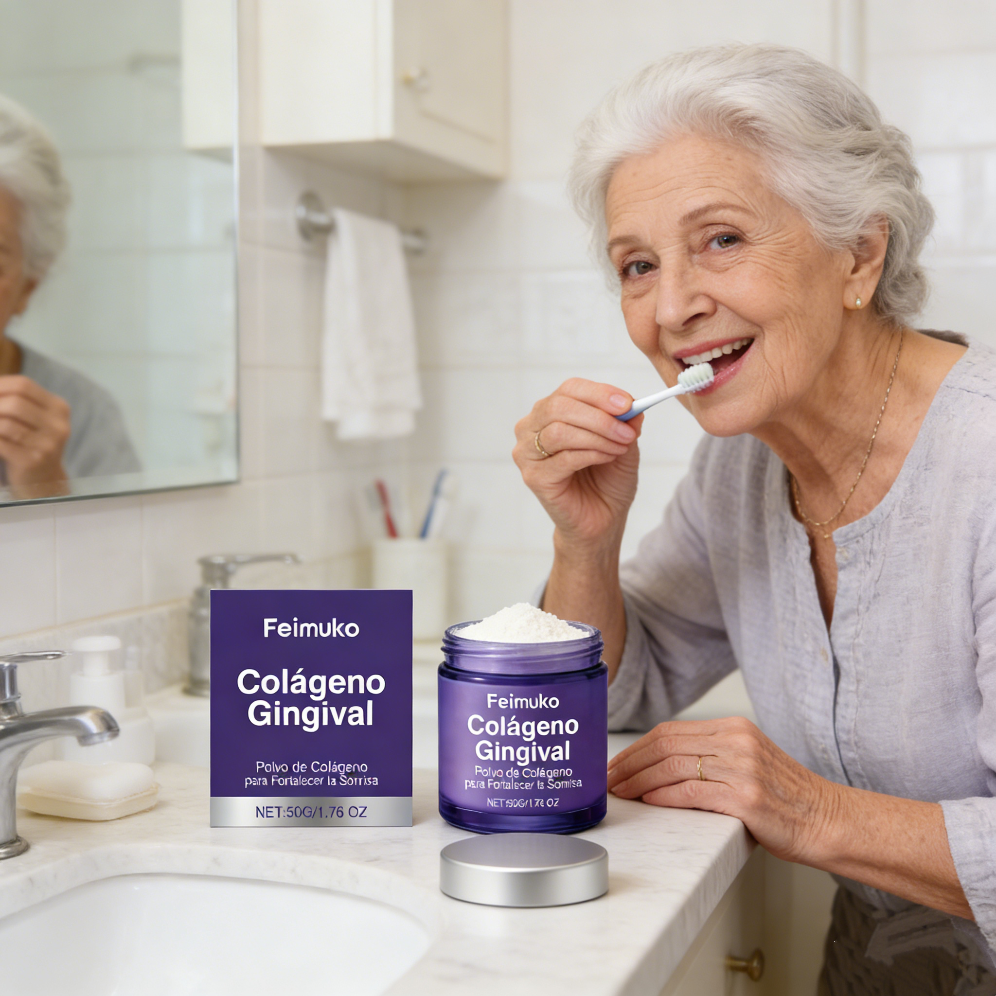 Collagen Teeth Cleaning Powder - Teeth Whitening Flash 리뷰 및 가격