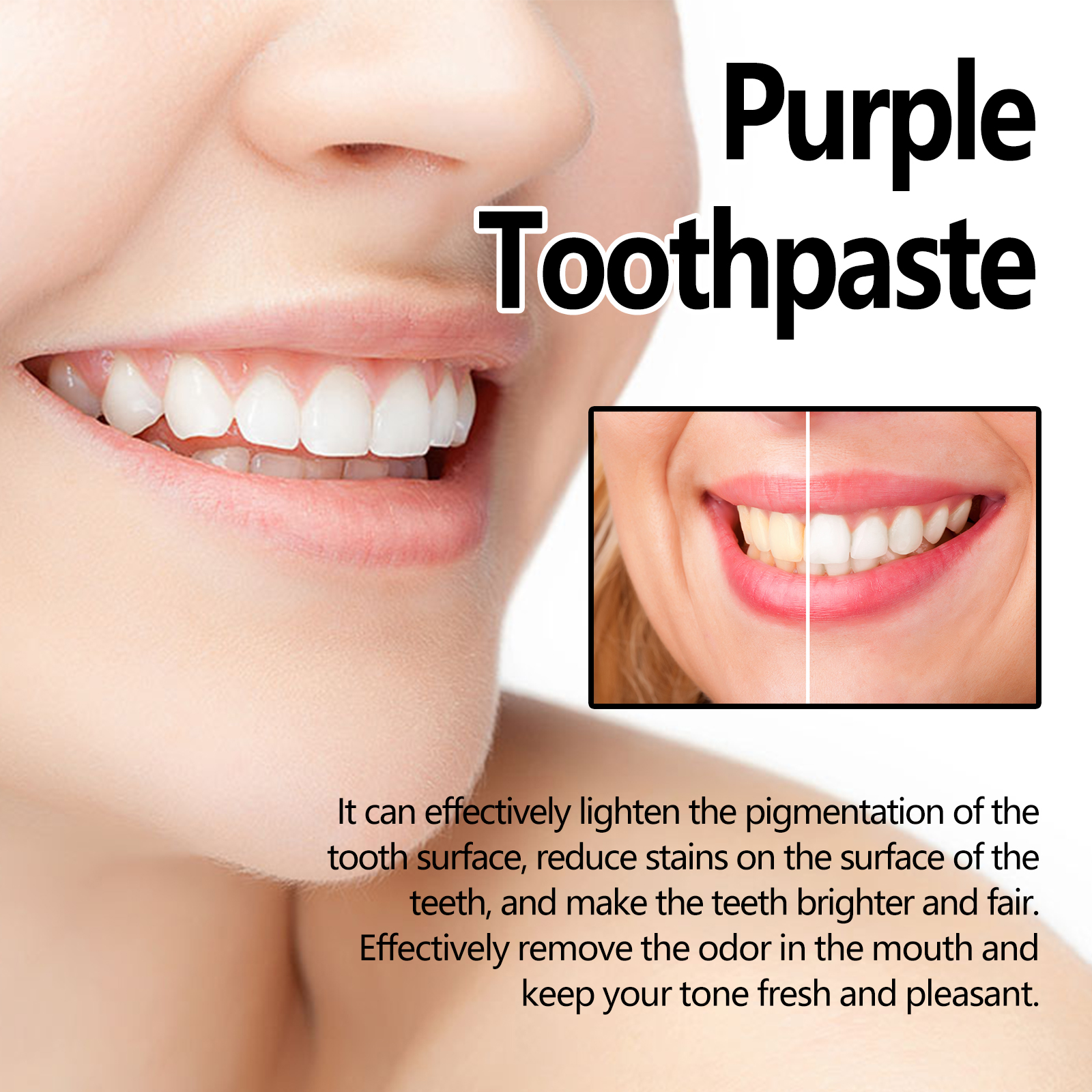 Xylitol Mint Purple Toothpaste - Teeth Whitening Xylitol 리뷰 및 가격