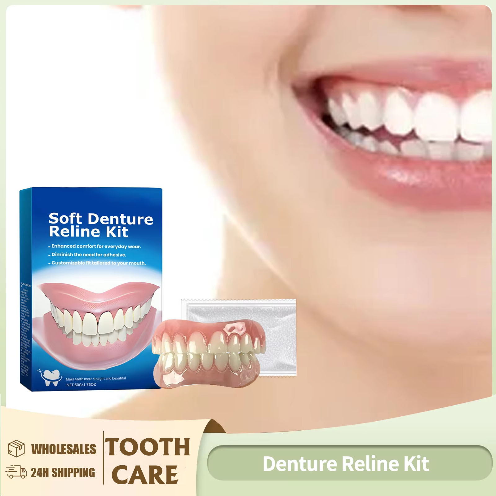 Denture Reline Kit Silicone Li - Teeth Whitening With Braces 리뷰 및 가격