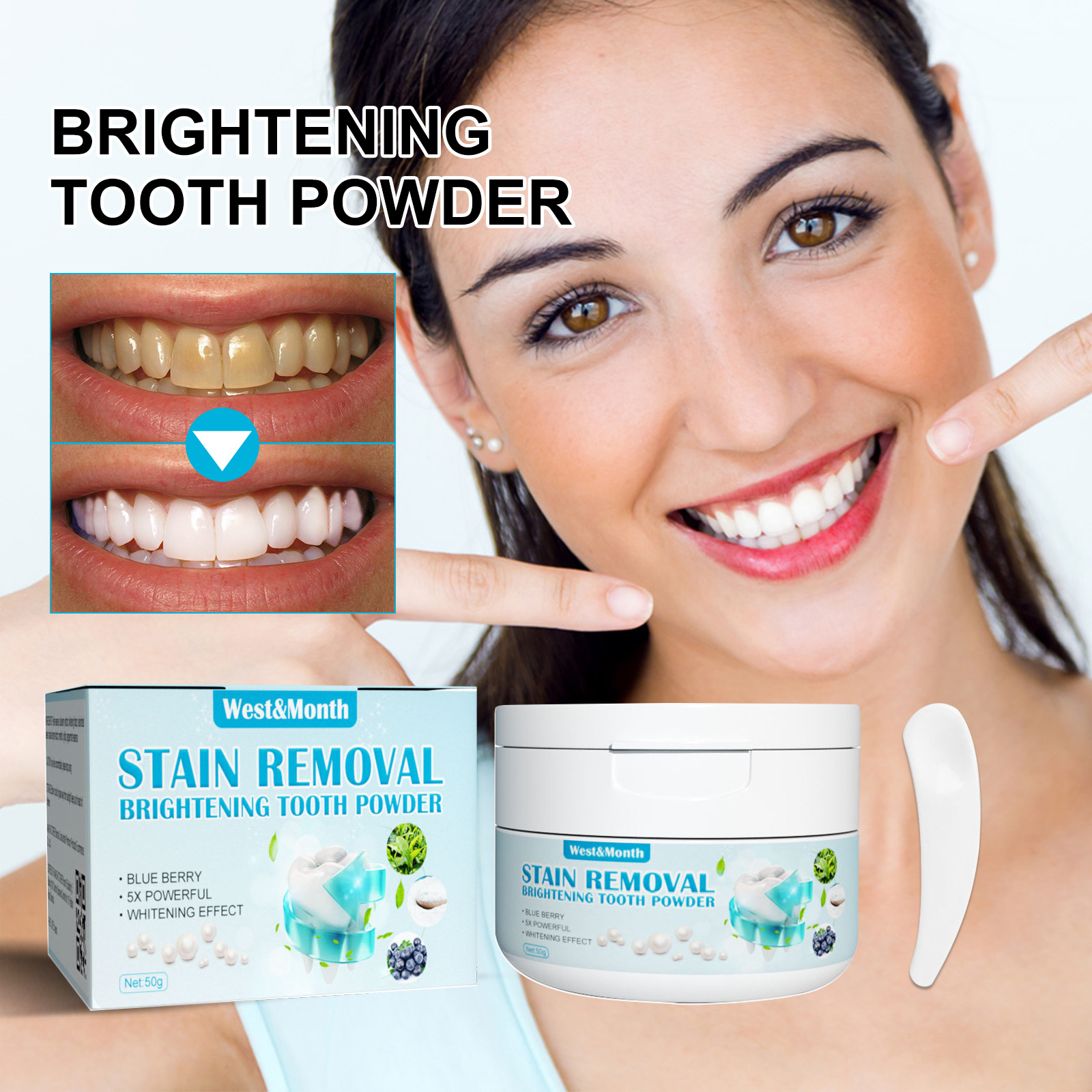 Blueberry Baking Soda Whitenin - Teeth Whitening Baking Soda 리뷰 및 가격