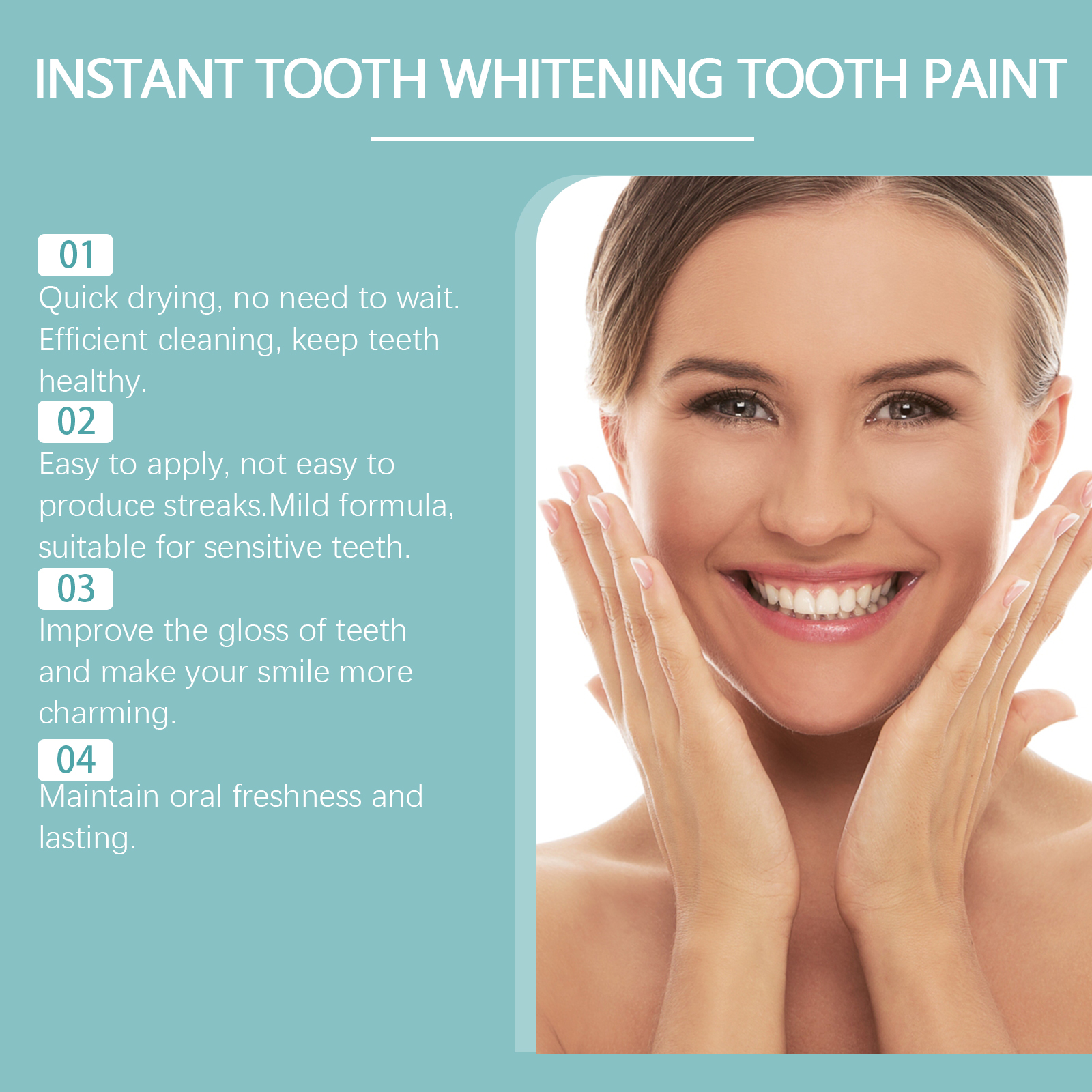 Instant Teeth Whitening Paint  - Teeth Whitening Flash 리뷰 및 가격