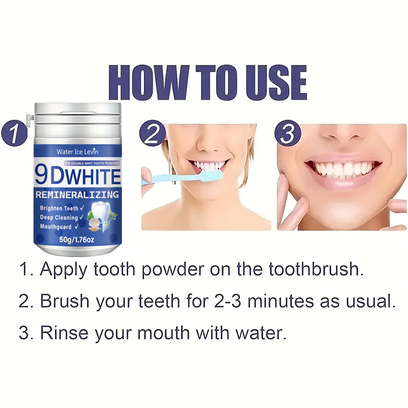 9D White Ice Double Mint Tooth - Teeth Whitening Baking Soda 리뷰 및 가격