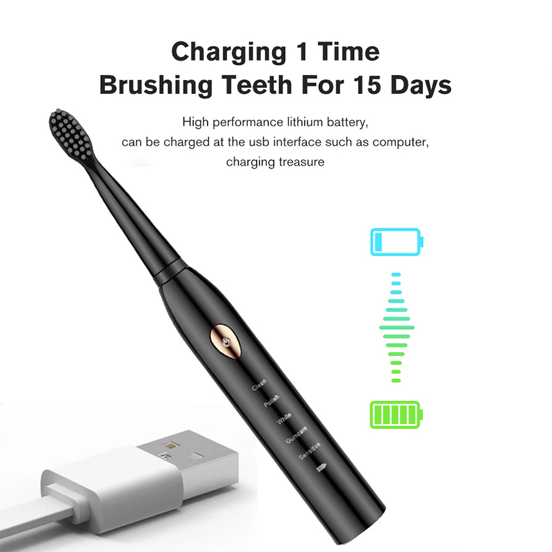 Electric Toothbrush 5-gear Mod - Teeth Whitening Toothbrush 리뷰 및 가격