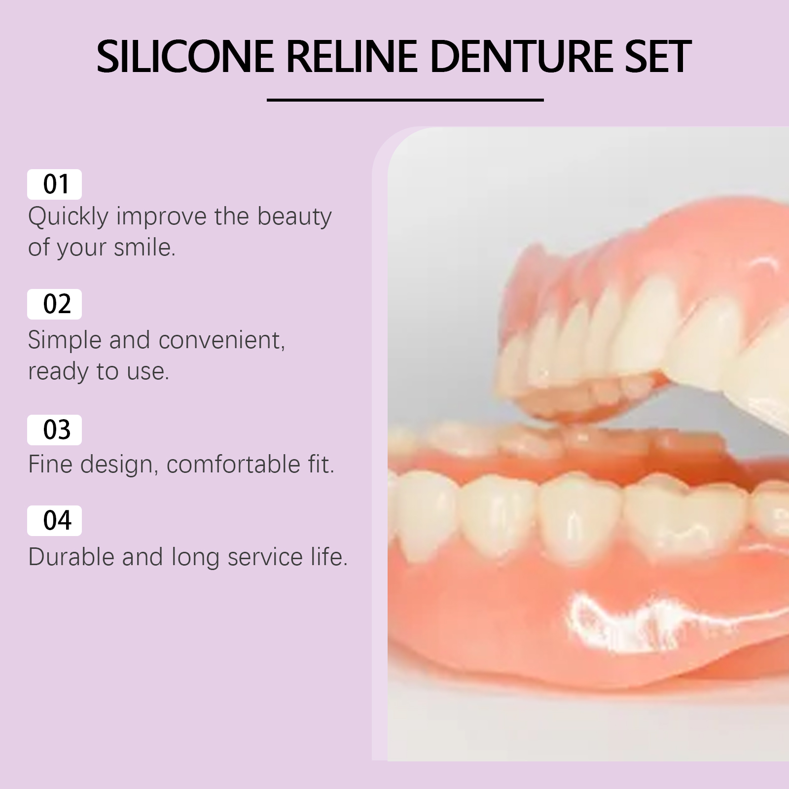 Silicone Denture Set Fit Tempo - Teeth Whitening With Braces 리뷰 및 가격