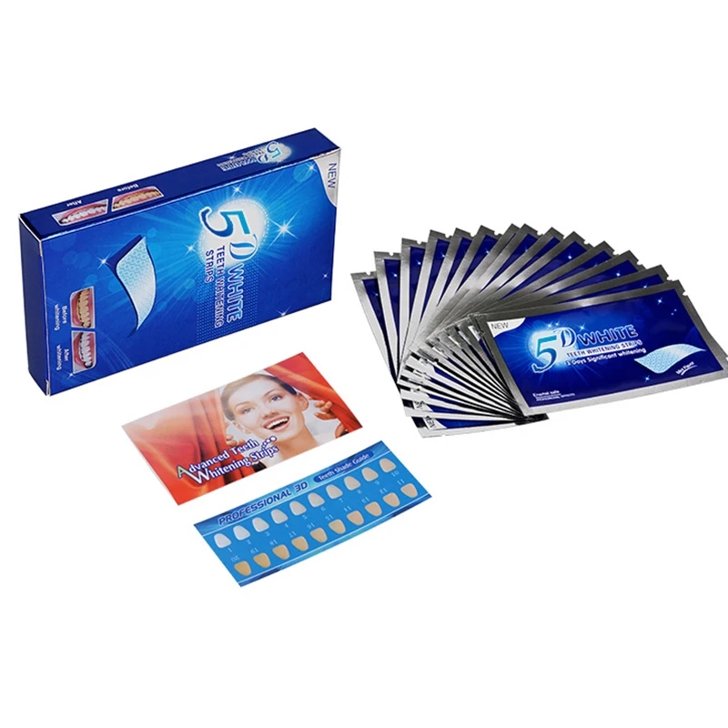 5D Teeth Whitening Strips 56 S - Teeth Whitening Gel Refills 리뷰 및 가격