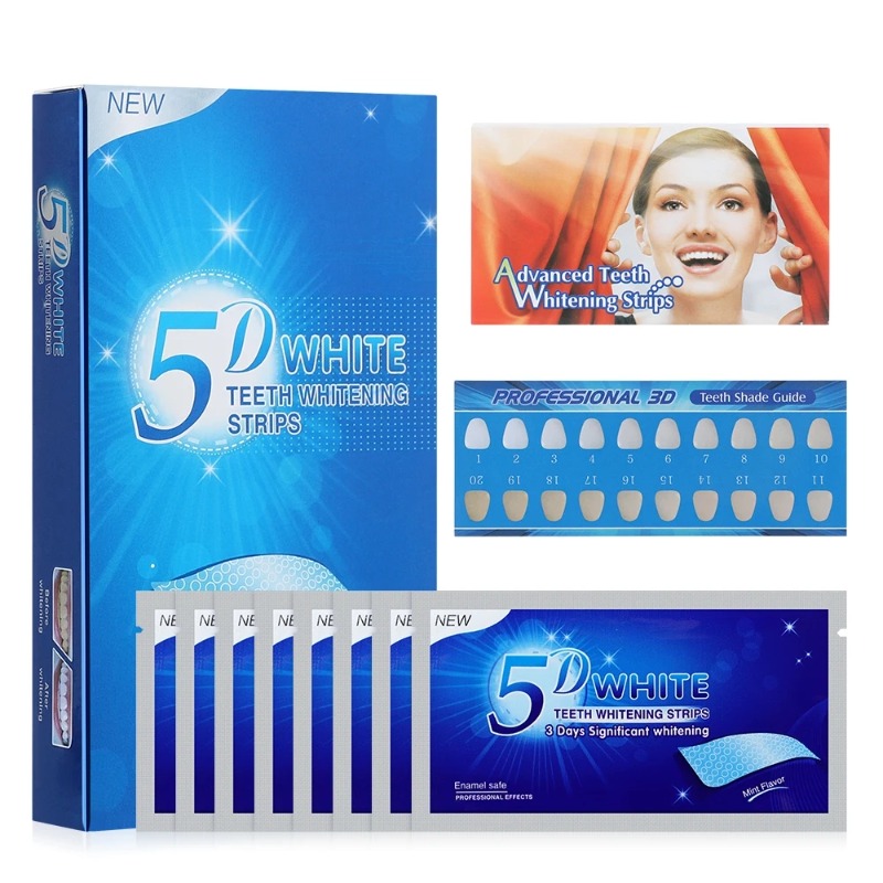 5D Teeth Whitening Strips 56 S - Teeth Whitening Gel Refills 리뷰 및 가격