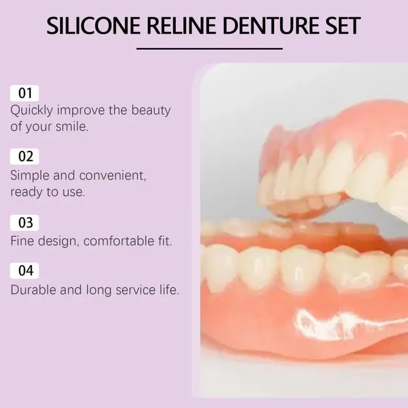 Silicone Denture Set Fit Tempo - Teeth Whitening With Braces 리뷰 및 가격