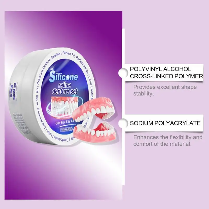 Silicone Denture Set Fit Tempo - Teeth Whitening With Braces 리뷰 및 가격
