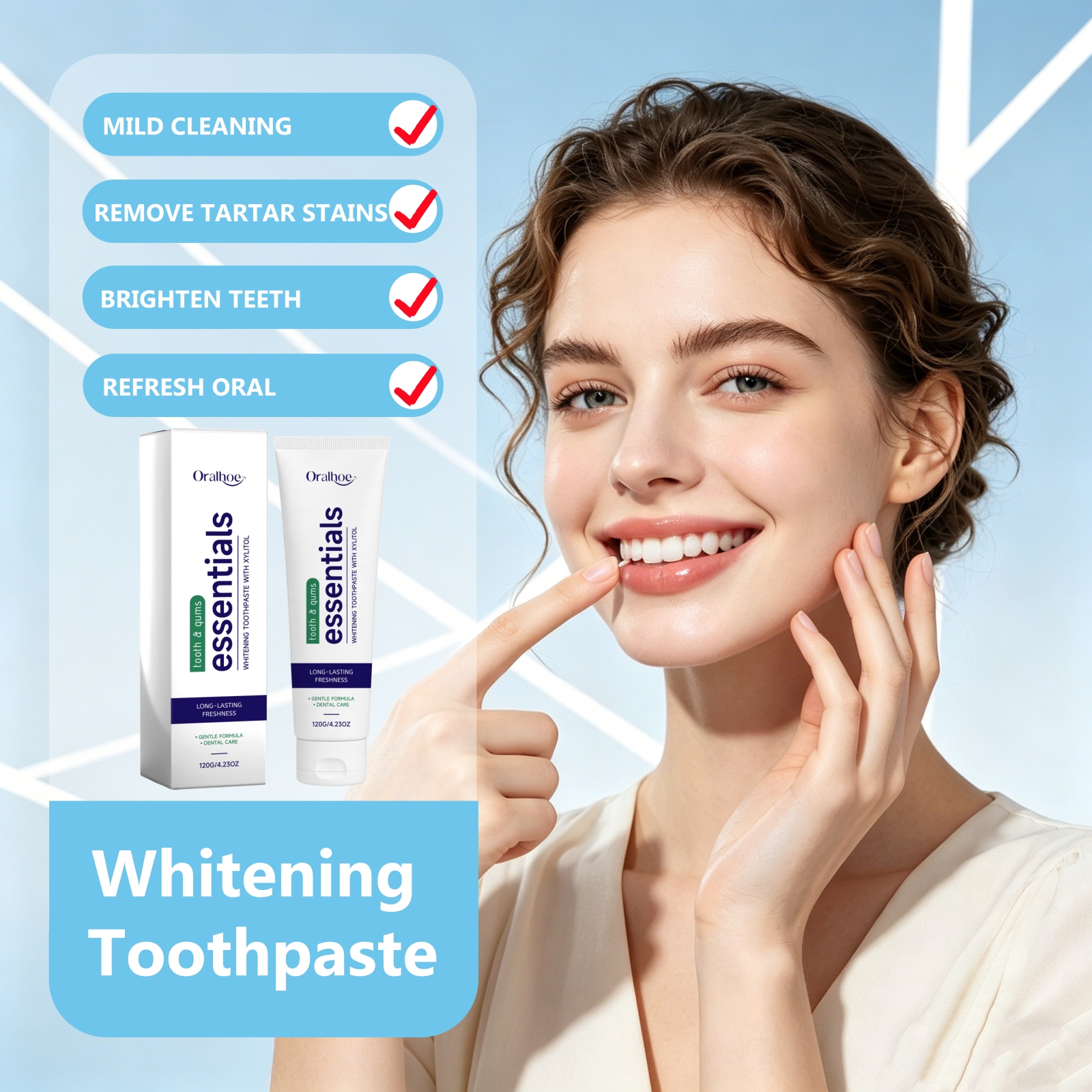 Brightening Whitening Toothpas - Teeth Whitening Xylitol 리뷰 및 가격