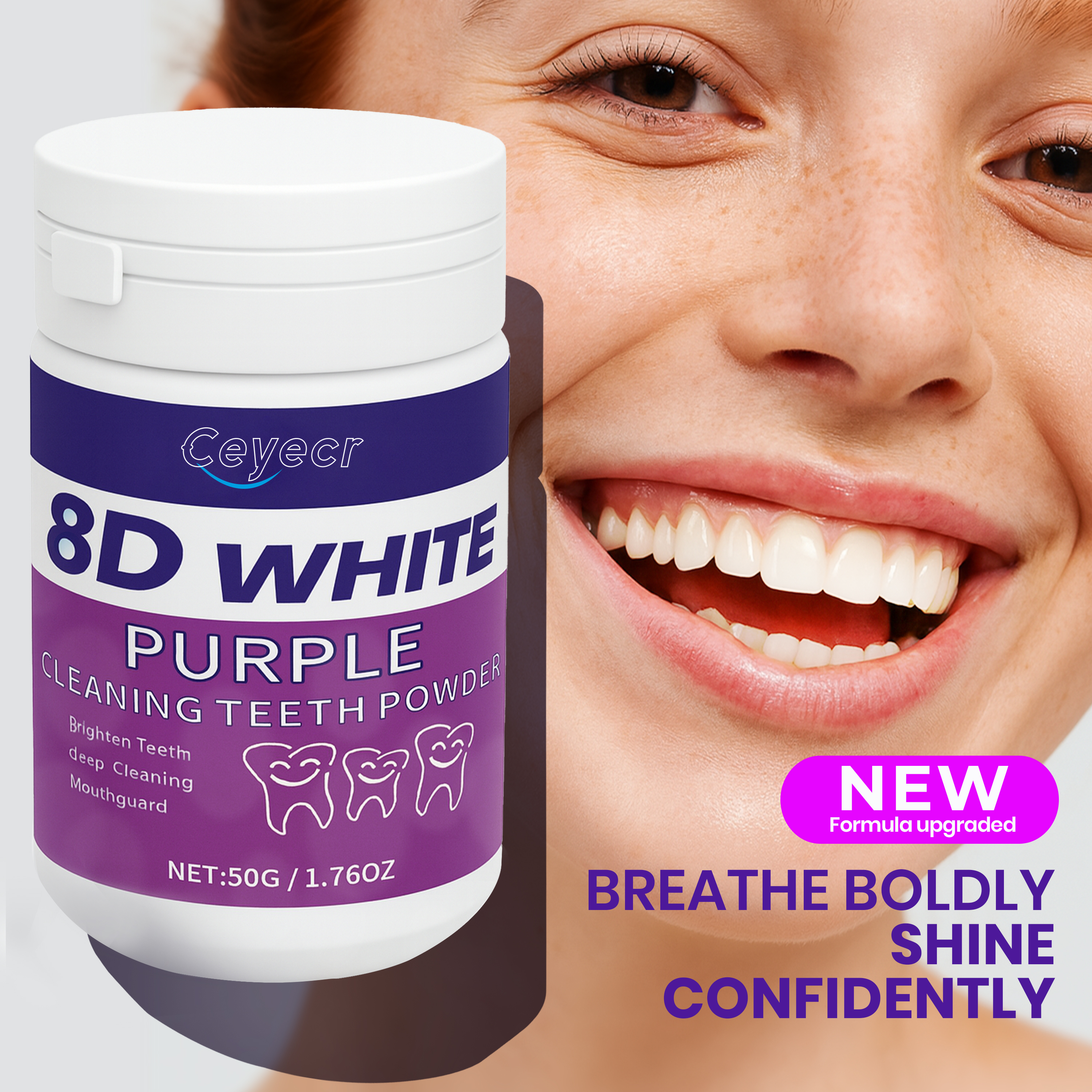 8D white Teeth Whitening Powde - Teeth Whitening Flash 리뷰 및 가격