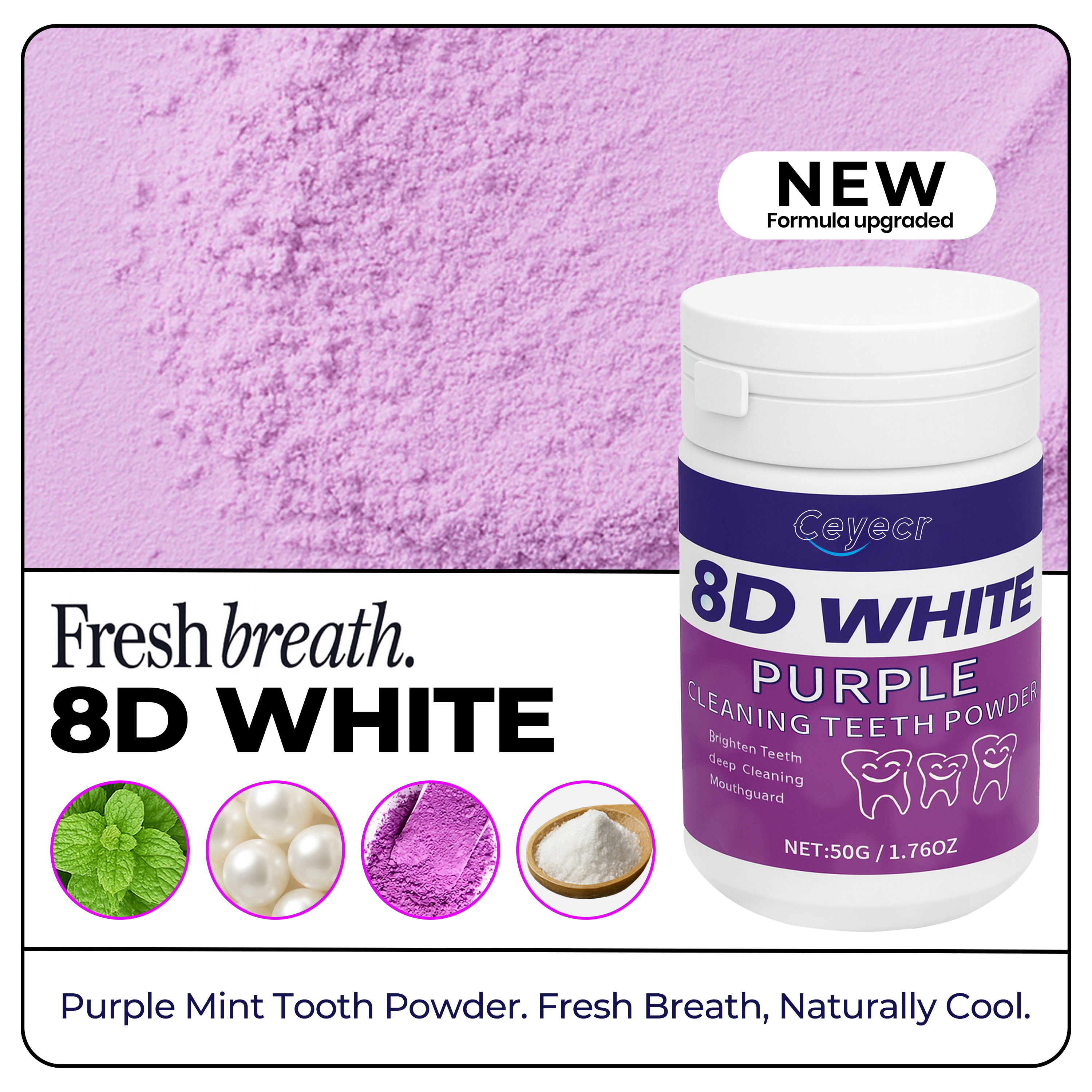 8D white Teeth Whitening Powde - Teeth Whitening Flash 리뷰 및 가격