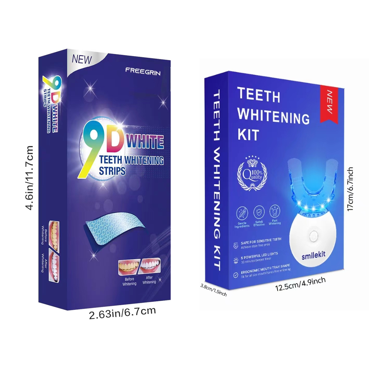 Teeth Whitening Kit - 5X LED L - Teeth Whitening Gel Refills 리뷰 및 가격