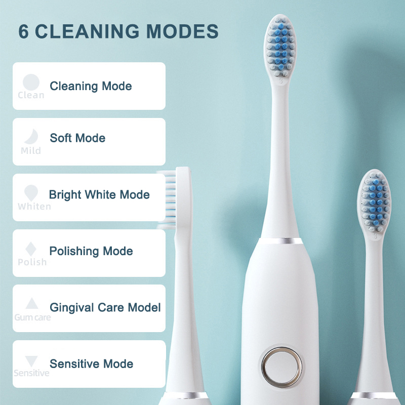 6 Modes Electric Sonic Toothbr - Teeth Whitening Toothbrush 리뷰 및 가격