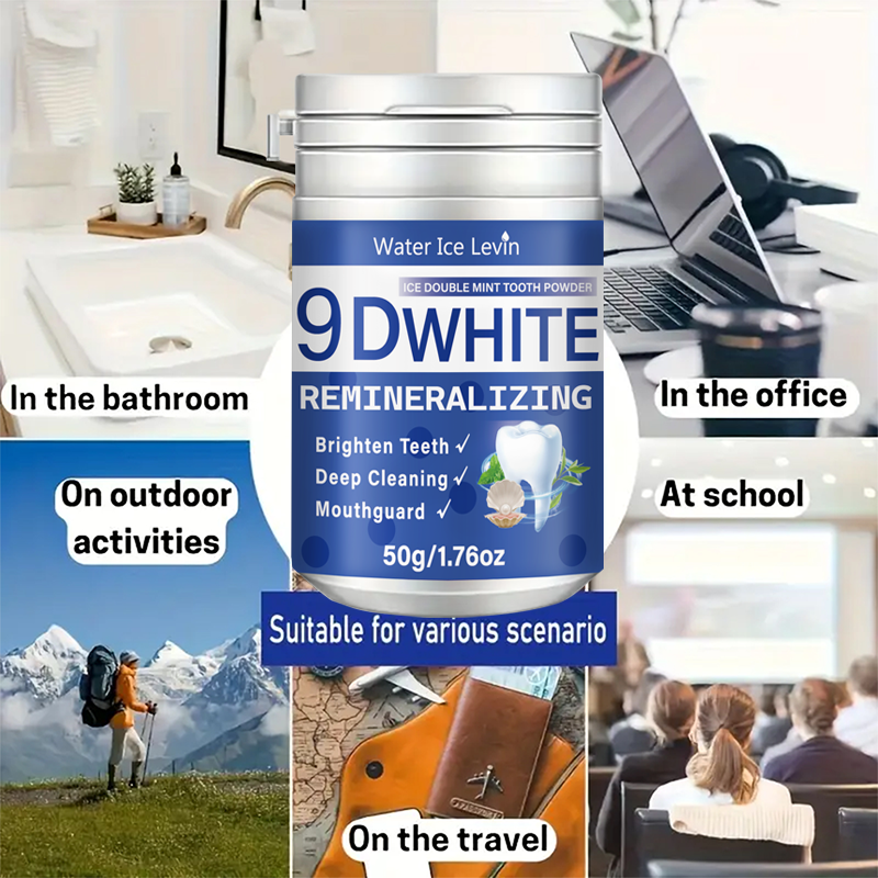 9D White Remineralizing Tooth  - Teeth Whitening Baking Soda 리뷰 및 가격