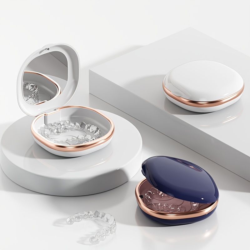 Exquisite braces box, portable - Teeth Whitening With Braces 리뷰 및 가격