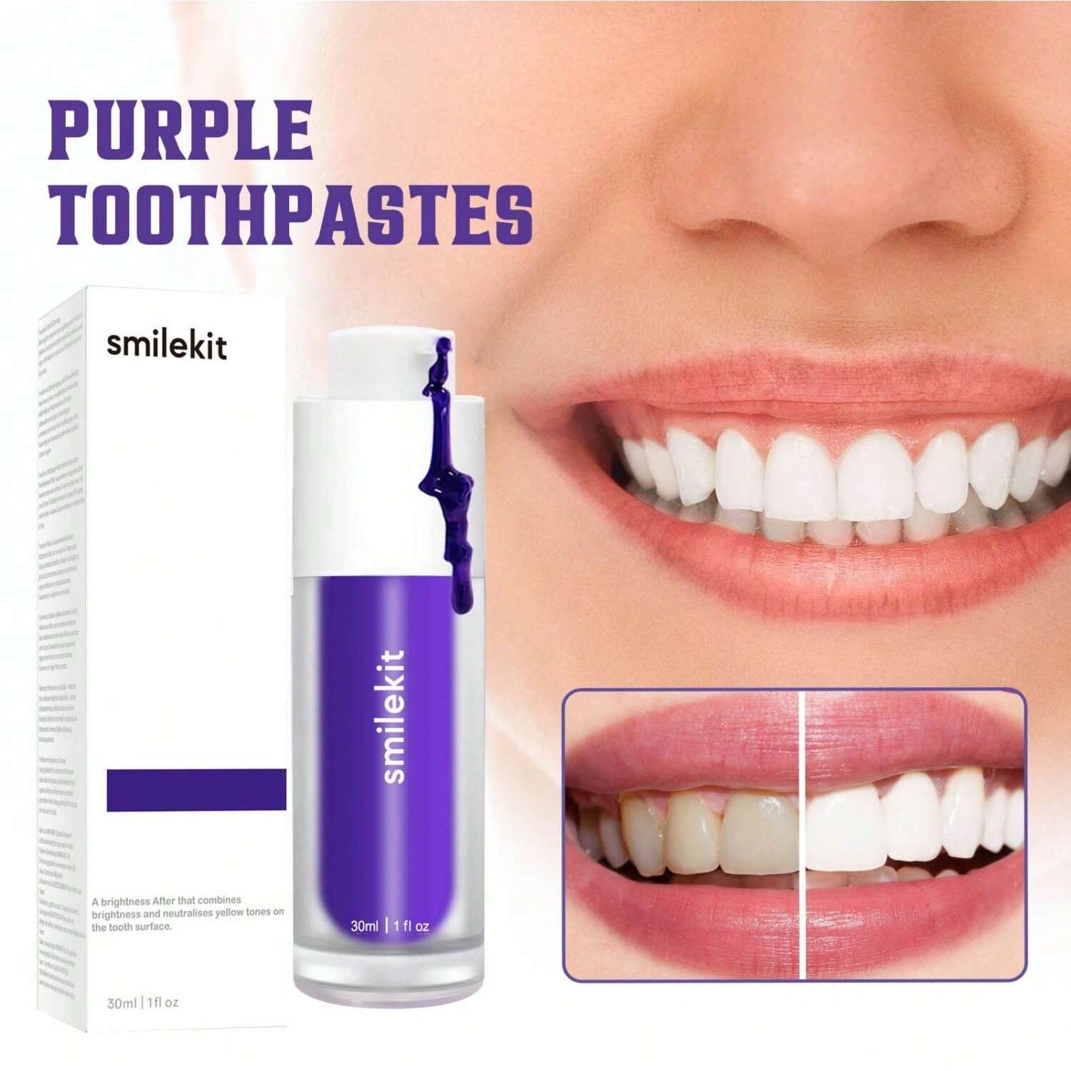 Effective Purple Corrector Ser - Teeth Whitening Xylitol 리뷰 및 가격