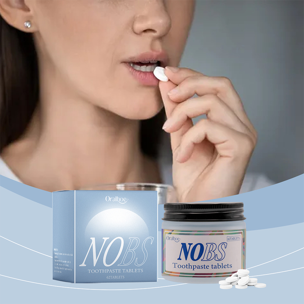 NOBS Toothpaste Tablets - Nano - Teeth Whitening Baking Soda 리뷰 및 가격