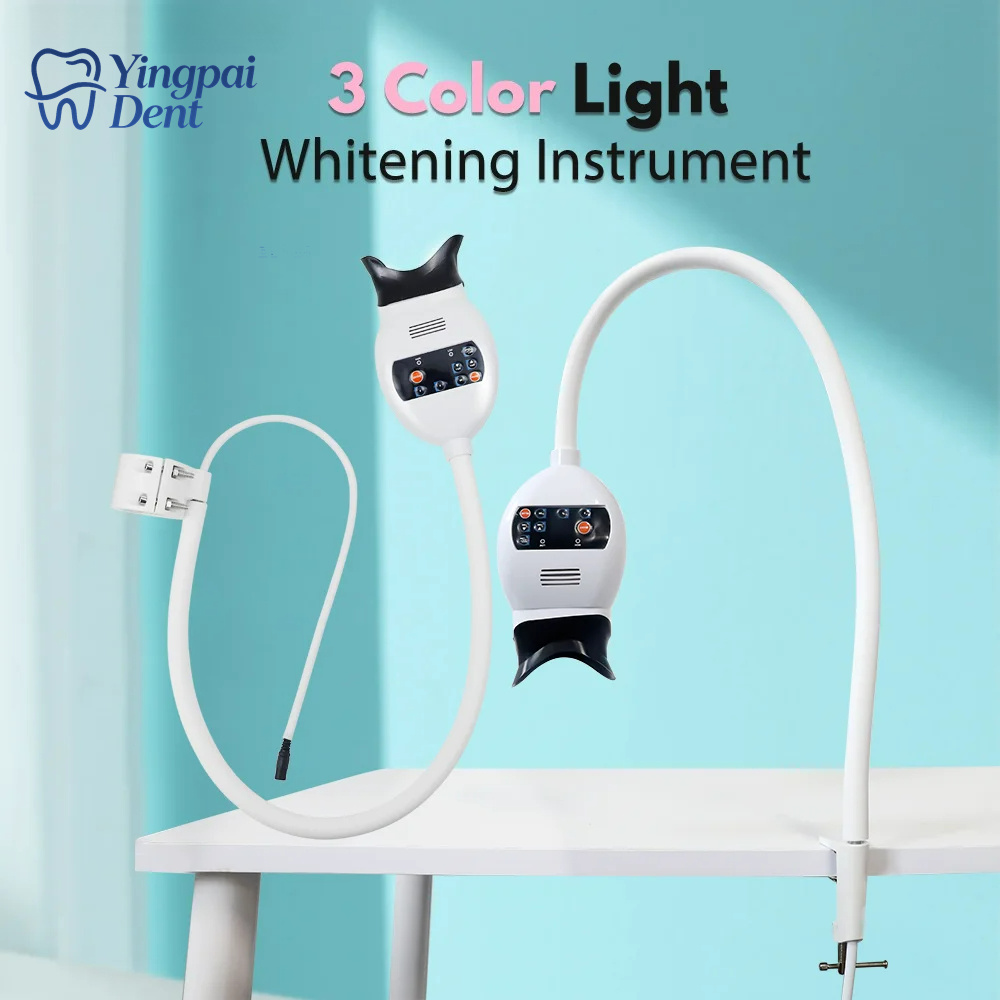 Adjustable 3 Colors LED Teeth  - Teeth Whitening Bleach 리뷰 및 가격