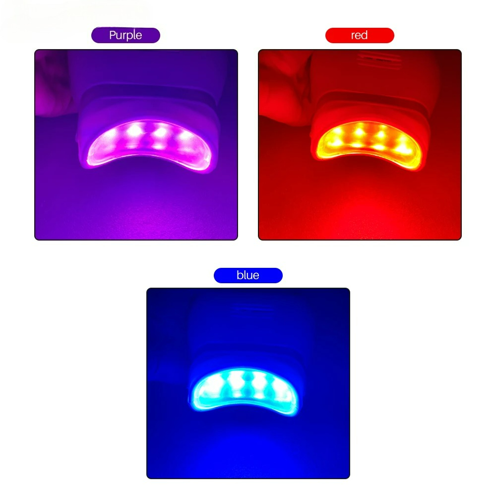 Adjustable 3 Colors LED Teeth  - Teeth Whitening Bleach 리뷰 및 가격