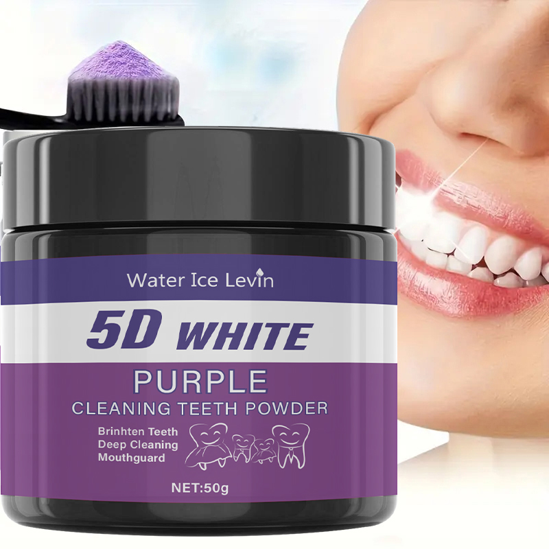5D White Purple Cleaning Tooth - Teeth Whitening Baking Soda 리뷰 및 가격