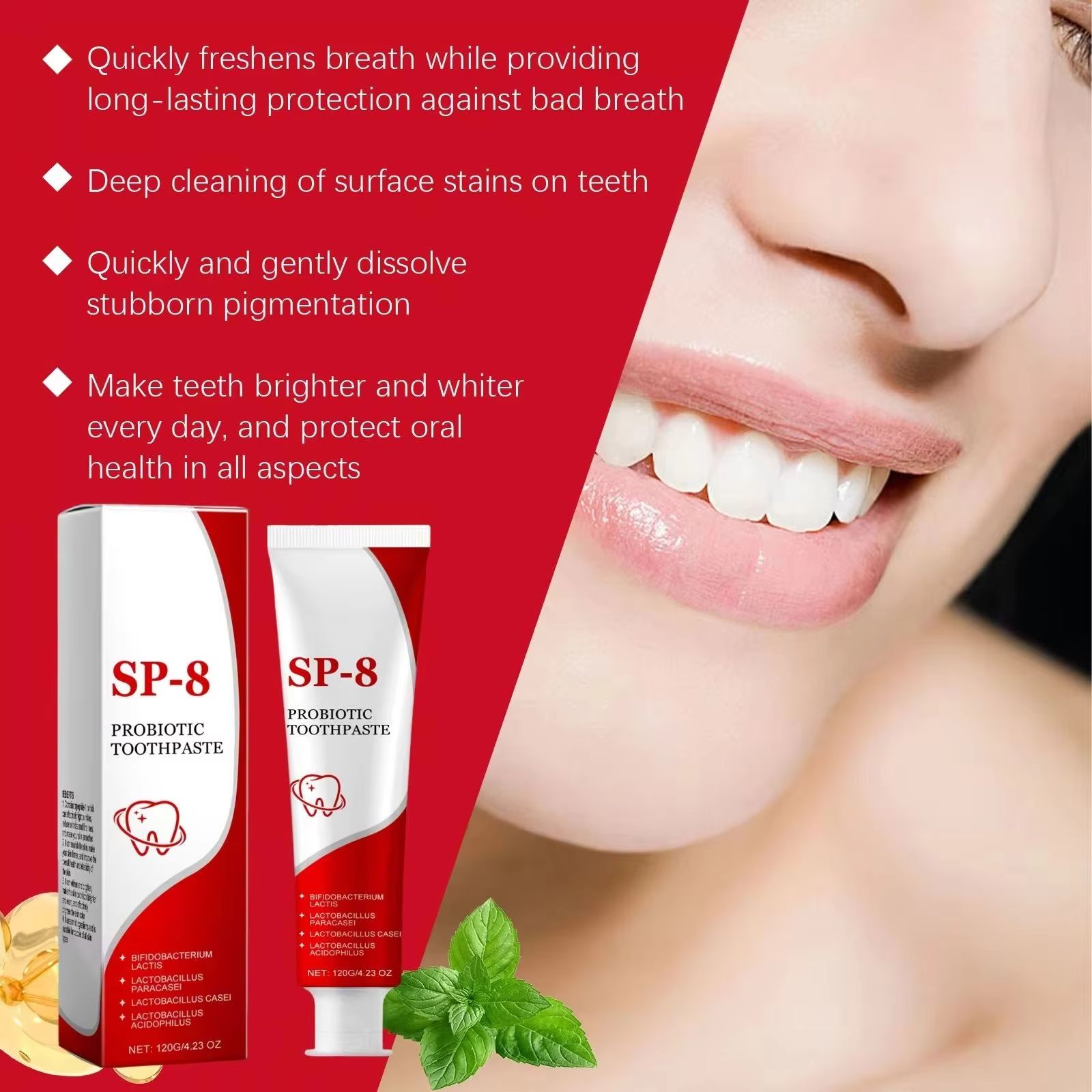 Sp 10 Probiotic Whitening Toot - Teeth Whitening Flash 리뷰 및 가격