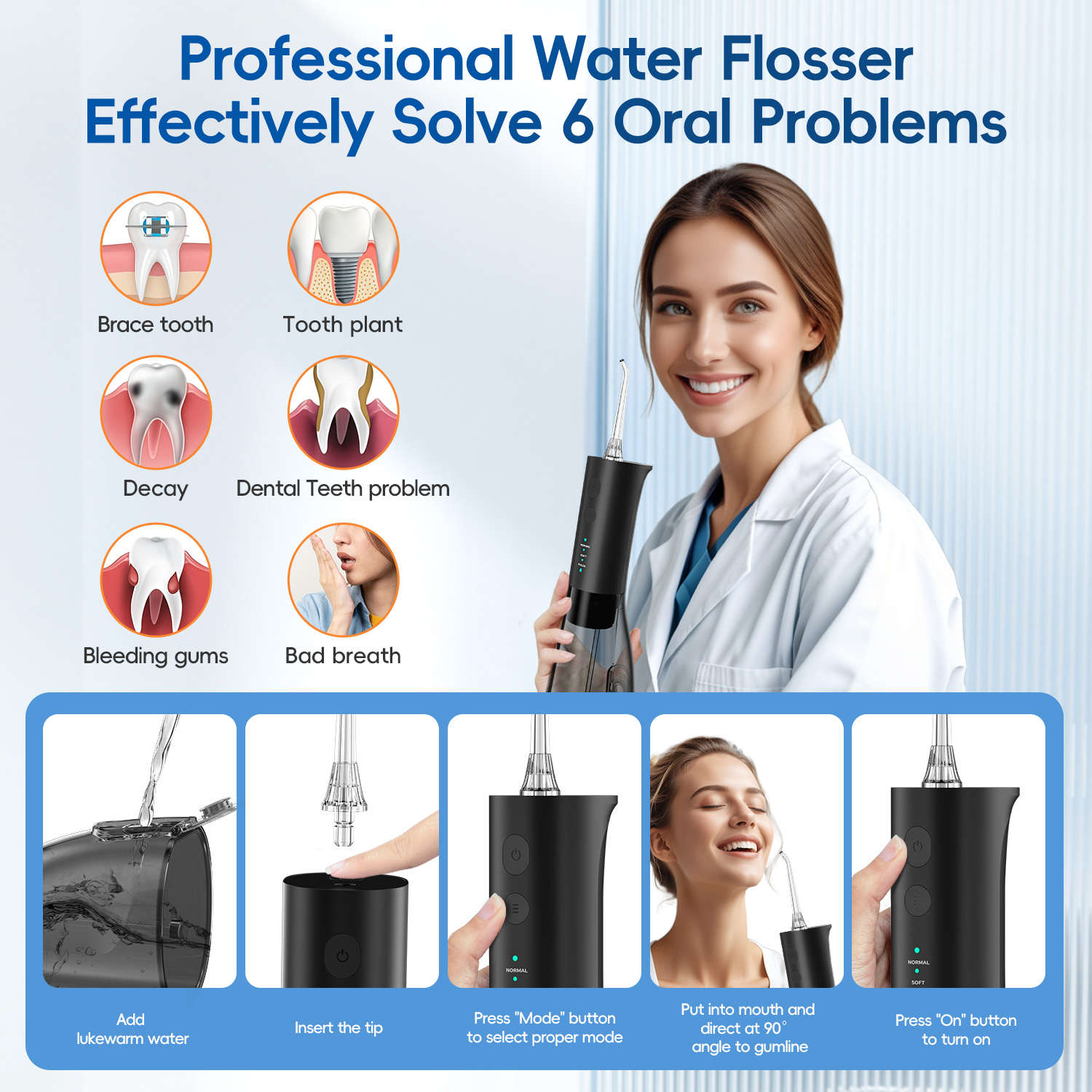 Water Flosser with Electric To - Electric Toothbrush Sonic 리뷰 및 가격