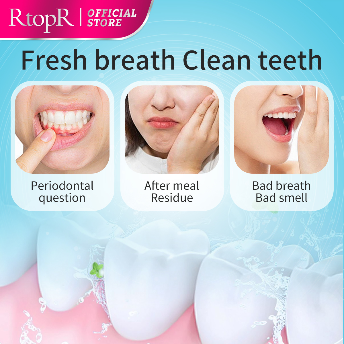 RtopR Mint Whitening Teeth Mou - Teeth Whitening Xylitol 리뷰 및 가격