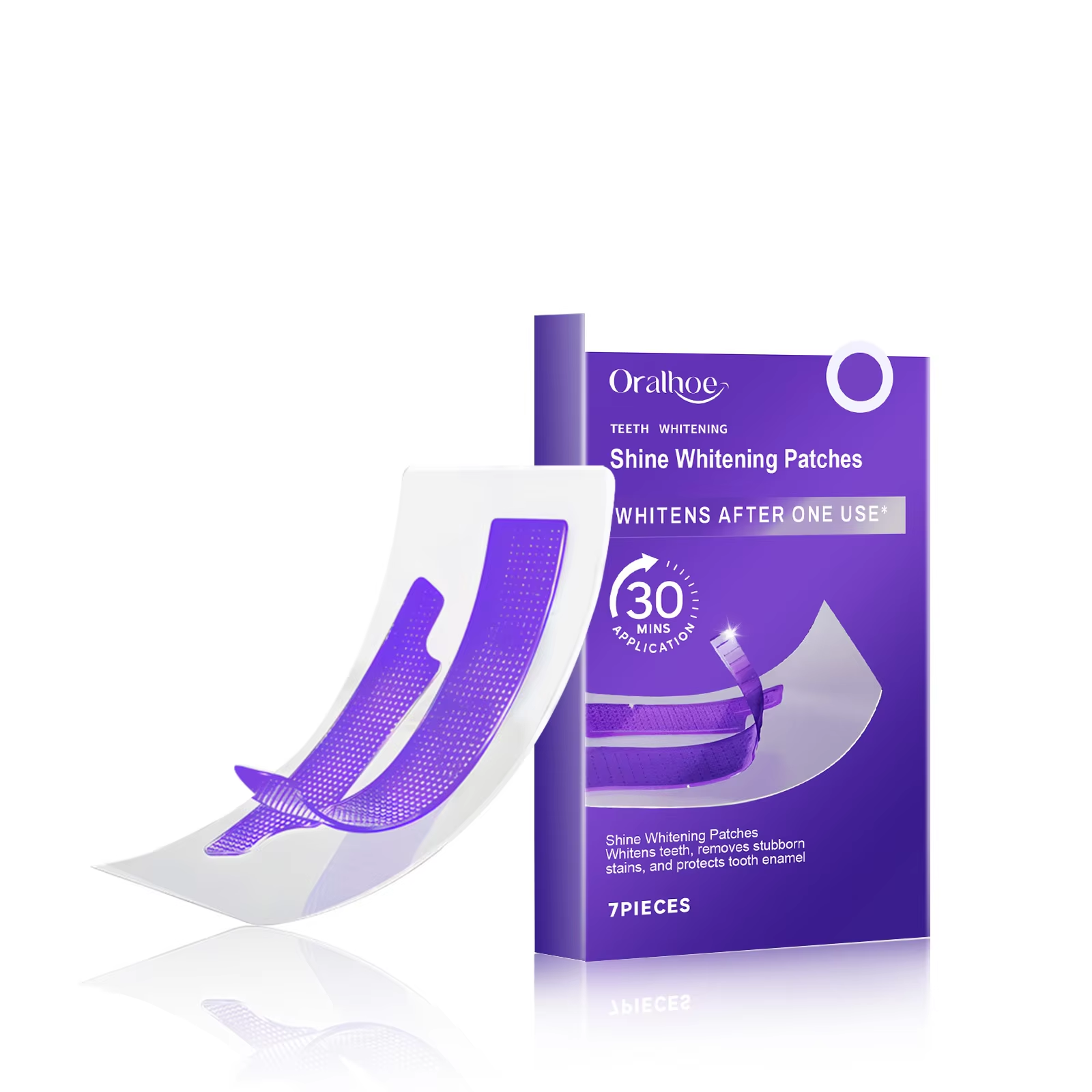 Purple Teeth Whitening Strips  - Teeth Whitening Flash 리뷰 및 가격