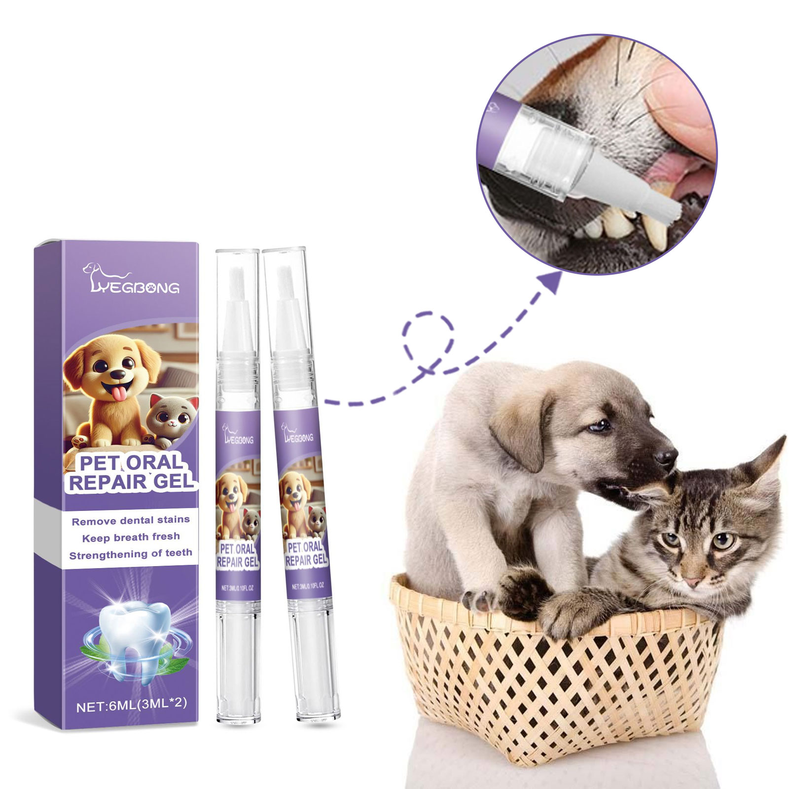 12pcs Pet Toothbrush Pen Denta - Teeth Whitening Toothbrush 리뷰 및 가격