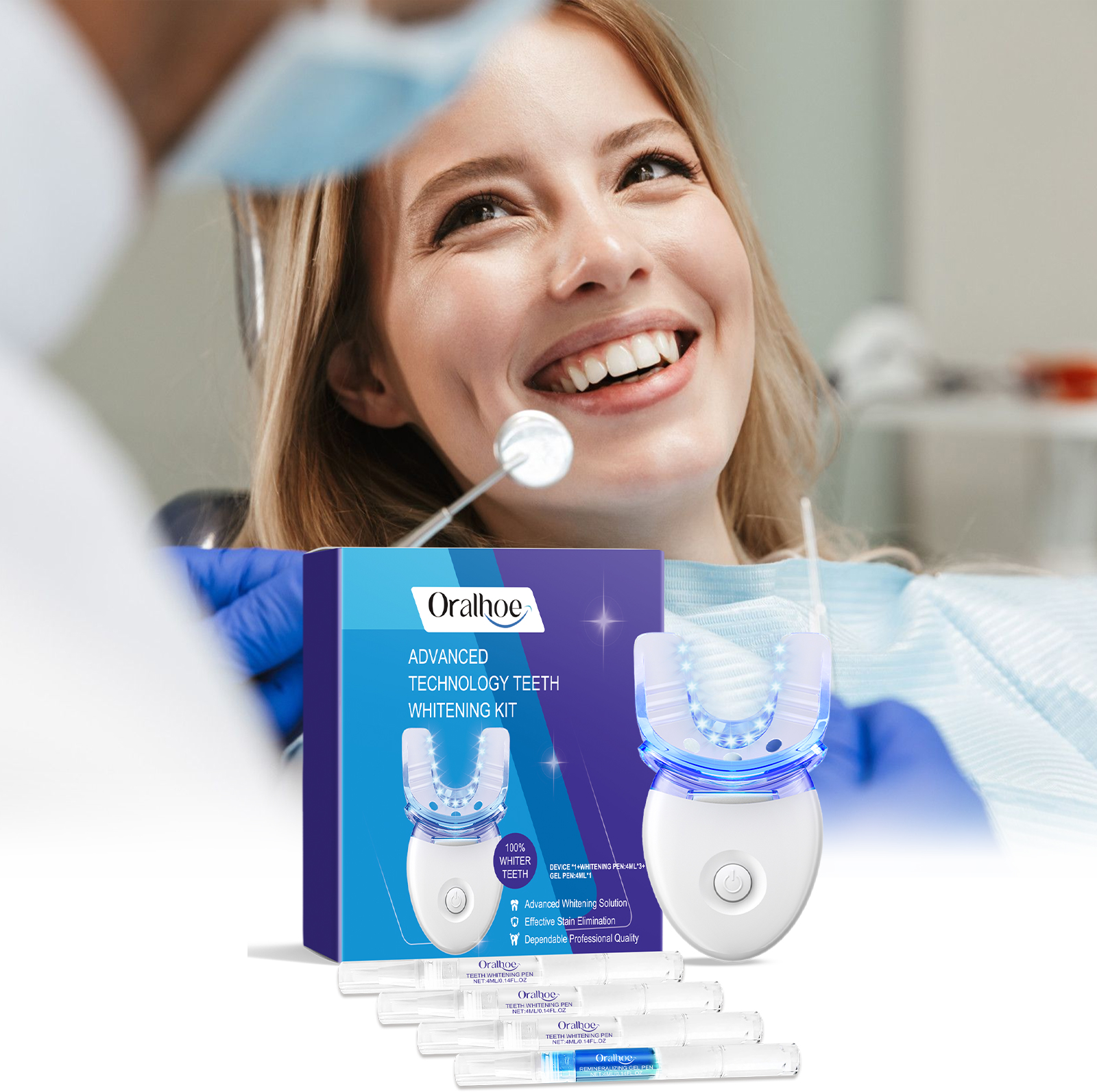 Professional Teeth Whitening L - Teeth Whitening With Blue Light 리뷰 및 가격
