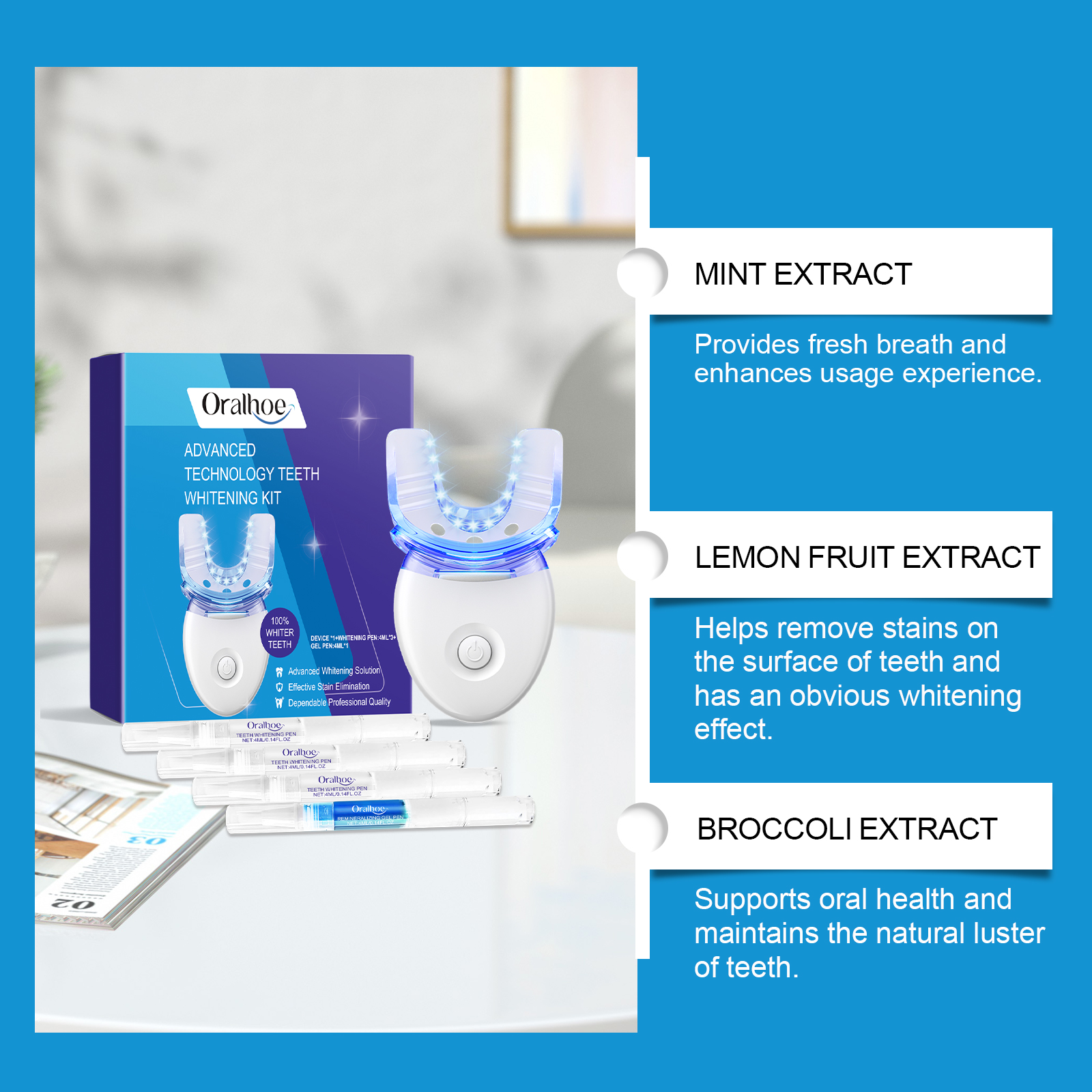 Professional Teeth Whitening L - Teeth Whitening With Blue Light 리뷰 및 가격