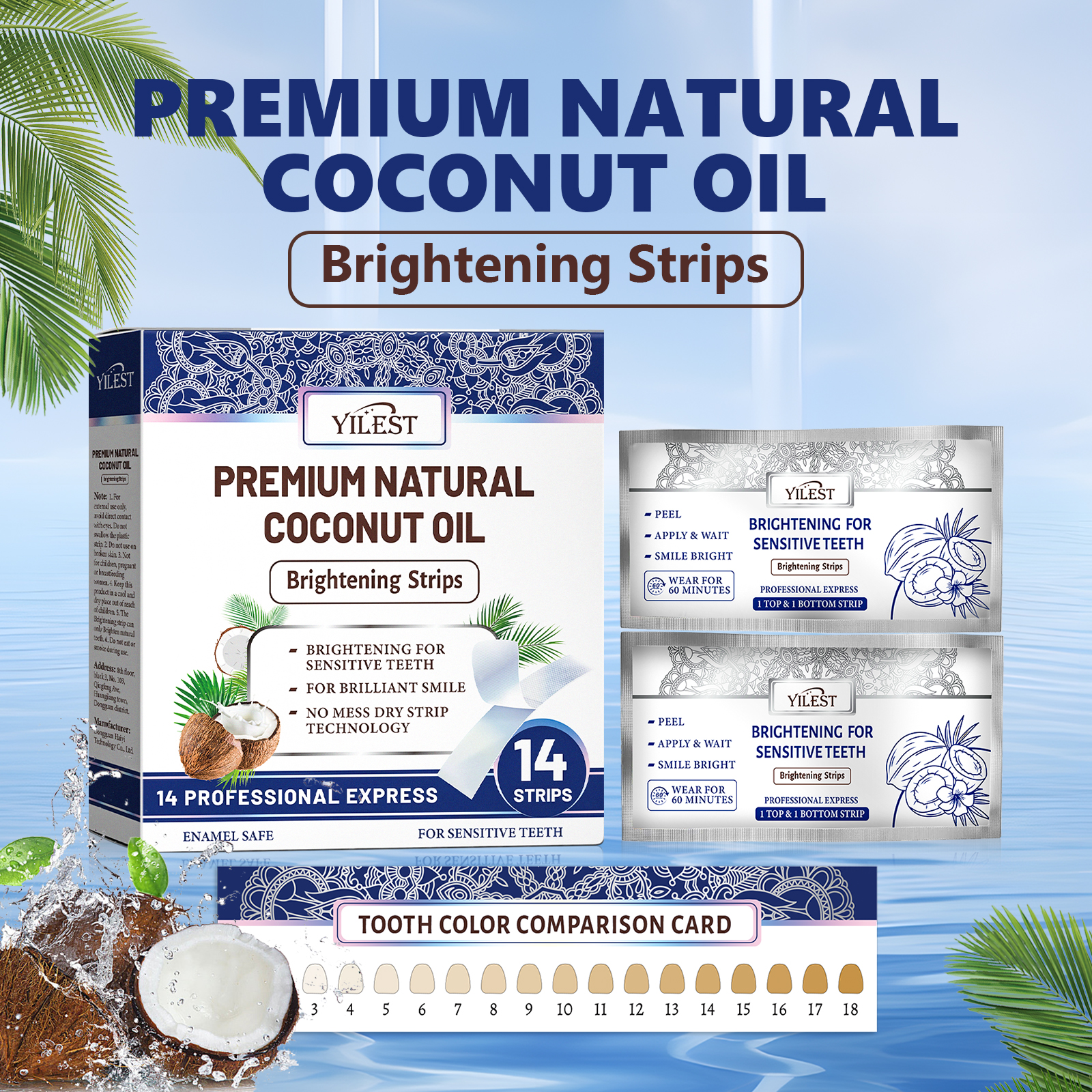 Teeth Whitening Strips 14pcs C - Teeth Whitening Flash 리뷰 및 가격