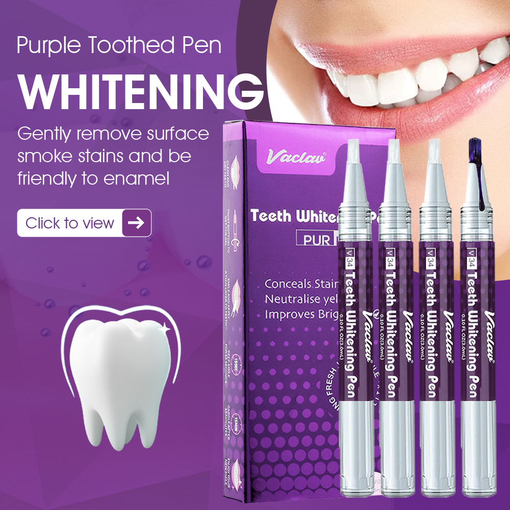 Vaclav V34 Purple teeth whiten - Teeth Whitening Xylitol 리뷰 및 가격